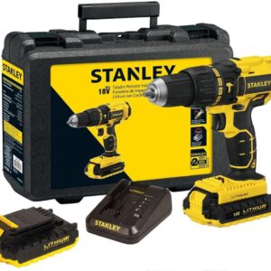 STANLEY Cordless Battery Drill 18V 1.5Ah 2 x Li-Ion